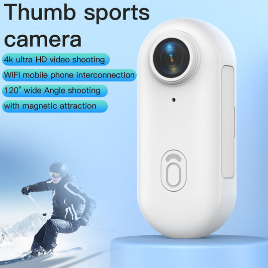 4K Mini Action Camera – Outdoor Sports Helmet Cam for Motorcycle, Bike, Cycling | Professional Body Video Camera
